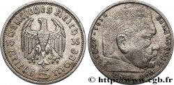 DEUTSCHLAND 5 Reichsmark Maréchal Paul von Hindenburg 1935 Berlin