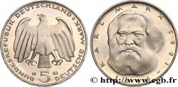 ALLEMAGNE 5 Mark Proof Karl Marx 1983 Hambourg