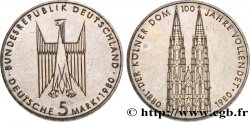 ALLEMAGNE 5 Mark 100e anniversaire de la Cathédrale de Cologne 1980 Stuttgart