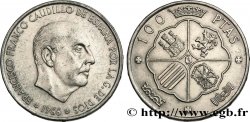 ESPAGNE 100 Pesetas Francisco Franco (1967 dans les étoiles) 1966 Madrid