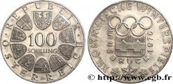 AUTRICHE 100 Schilling Proof J.O. d’hiver d’Innsbruck 1976 1974 