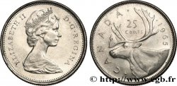 CANADA 25 Cents 1965 Ottawa