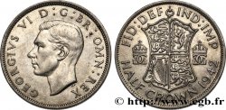 ROYAUME-UNI 1/2 Crown Georges VI 1942 