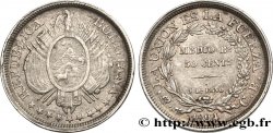BOLIVIE 50 Centavos (1/2 Boliviano) 1894 Potosi