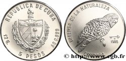 CUBA 5 Pesos Perroquet 1985 