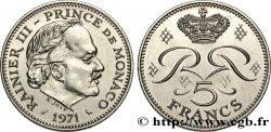 MONACO 5 Francs Rainier III 1971 Paris