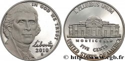 VEREINIGTE STAATEN VON AMERIKA 5 Cents président Thomas Jefferson d’après Rembrandt Peale - Proof 2010 San Francisco