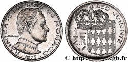 MONACO 1/2 Franc Rainier III 1975 Paris
