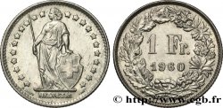 SUISSE 1/2 Franc Helvetia 1960 Berne