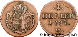 DEUTSCHLAND - BURGAU 1 Heller 1787 Günzburg