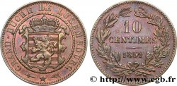 LUSSEMBURGO 10 Centimes écu couronné 1854 Utrecht SPL 