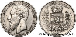 CONGO - ÉTAT INDÉPENDANT DU CONGO 50 Centimes Léopold II 1891  TTB/TTB+ 
