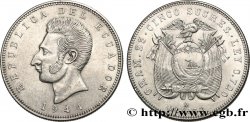 ÉQUATEUR 5 Sucres Antonio Jose de Sucre 1944 Mexico  SUP/TTB+ 