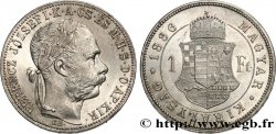 HUNGARY 1 Forint François-Joseph tête laurée 1886 Kremnitz