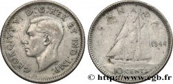 KANADA 10 cents Georges VI 1944  fSS 