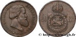 BRASILIEN 20 Réis Pierre II 1869 