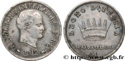 ITALY - KINGDOM OF ITALY - NAPOLEON I 10 Soldi 1812 Milan