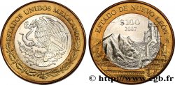 MEXICO 100 Pesos État de Nuevo Leon 2007 Mexico MS 