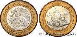 MEXICO 100 Pesos État de Sinaloa 2007 Mexico MS 