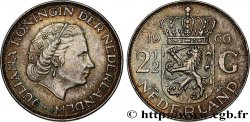 NIEDERLANDE 2 1/2 Gulden Juliana 1966 Utrecht