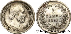 NIEDERLANDE 5 Cents Guillaume III 1855 Utrecht