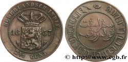 NETHERLANDS INDIES 2 1/2 Cents 1857 Utrecht