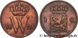 NIEDERLANDE 1 Cent Guillaume III 1870 Utrecht