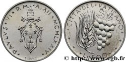 VATICAN ET ÉTATS PONTIFICAUX 500 Lire frappe au nom de Paul VI an XII 1974 Rome SPL 