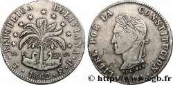 BOLIVIEN 8 Soles Simon Bolivar 1862 Potosi SS 