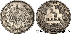 DEUTSCHLAND 1/2 Mark Empire aigle impérial 1915 Muldenhütten - E