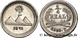 GUATEMALA 1/4 Real 1875 