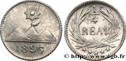 GUATEMALA 1/4 Real 1896 