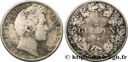 ALLEMAGNE - BAVIÈRE 1/2 Gulden Louis Ier 1846 Munich