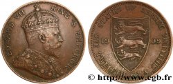 ISLA DE JERSEY 1/12 Shilling Edouard VII 1909 