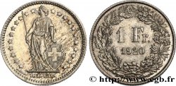 SVIZZERA  1 Franc Helvetia 1920 Berne