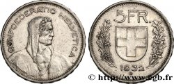 SVIZZERA  5 Francs Berger des Alpes 1932 Berne