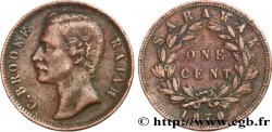 SARAWAK 1 Cent Sarawak Rajah J. Brooke 1870 