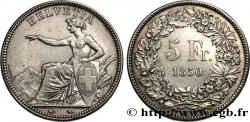 SWITZERLAND - CONFEDERATION 5 Francs 1850 Paris