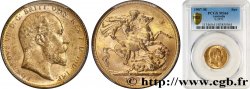 AUSTRALIE 1 Souverain Edouard VII 1907 Melbourne SUP61 PCGS