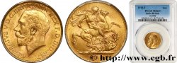 INDIA 1 Souverain Georges V 1918 Bombay