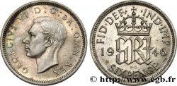 ROYAUME-UNI 6 Pence Georges VI 1946  SUP/SPL 