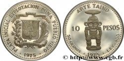 REPUBBLICA DOMINICA 25 Pesos Proof Art Taïno 1975 
