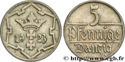 LIBERA CITTA DI DANZICA 5 Pfennig 1923 