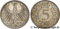 GERMANY 5 Mark aigle 1951 Hambourg