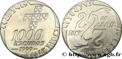 PORTUGAL 1000 Escudos 25e anniversaire du 25 Avril 1999 