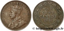 CANADA 1 Cent Georges V 1917 