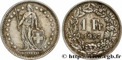 SWITZERLAND 1 Franc Helvetia 1957 Berne