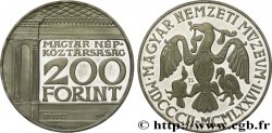 UNGHERIA 200 Proof Forint 175e anniversaire du Musée National Hongrois 1977 