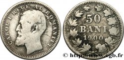 RUMÄNIEN 50 Bani Charles Ier 1900 Bucarest
