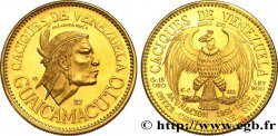VENEZUELA Médaille en or Guaicamacuto 1960  SC 